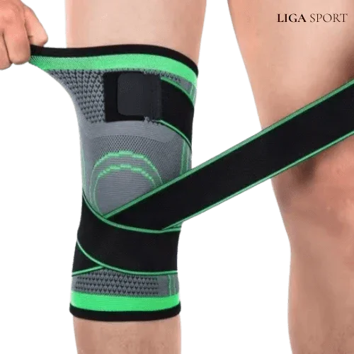 Kit 2 Joelheiras Compressão 360 Par Verde M G XG XXG XXXG