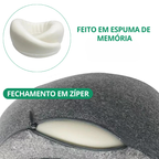 almofada de viagem para pescoço em banco de carro e ônibus