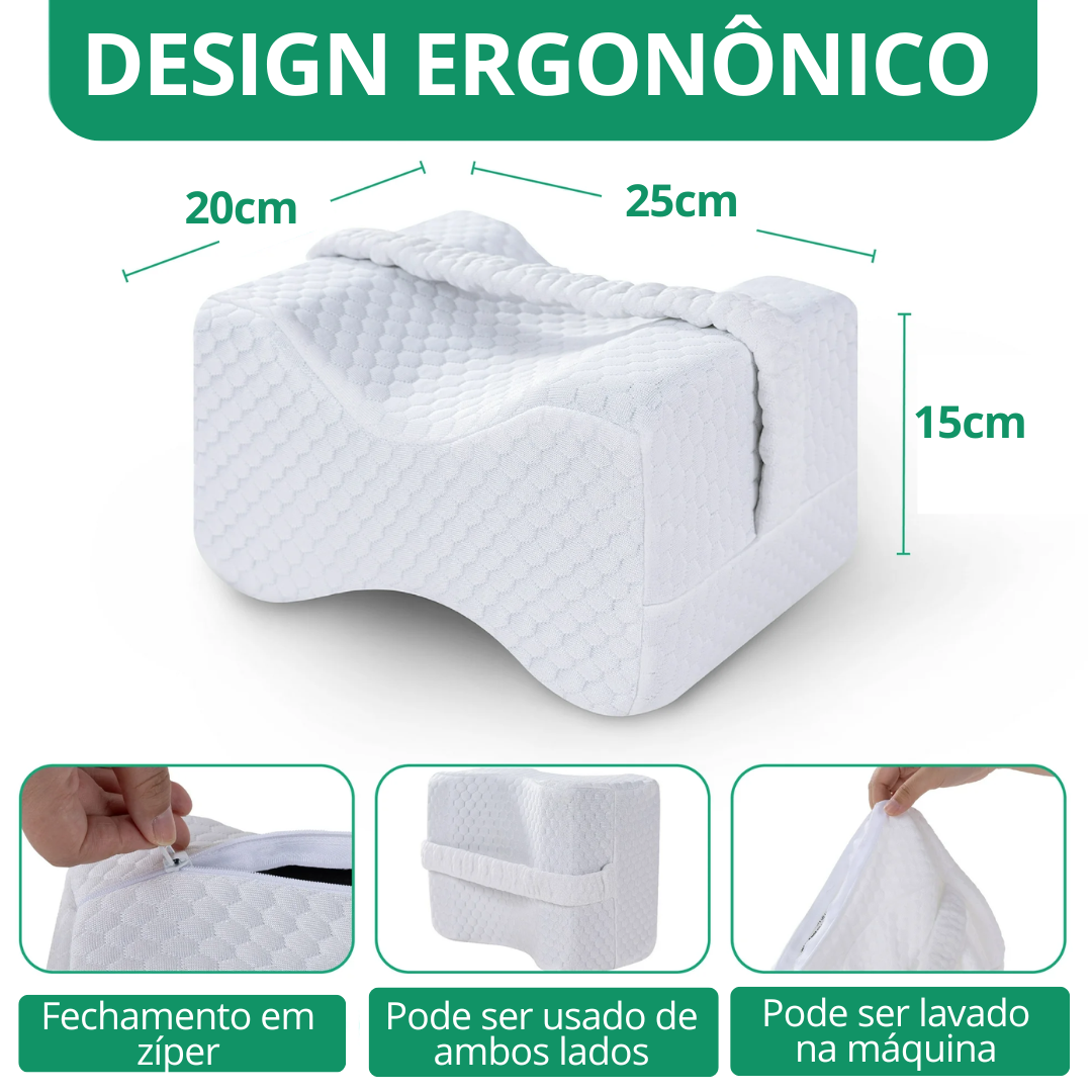 Almofada de Pernas Ortopédica – Alívio de Inchaço e Varizes Detalhe 4