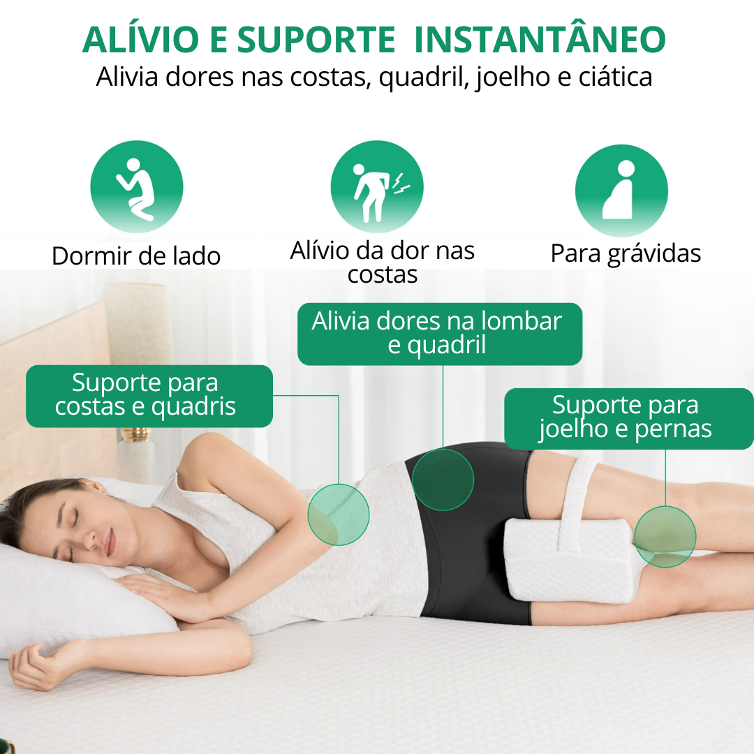 Almofada de Pernas Ortopédica – Alívio de Inchaço e Varizes Detalhe 5