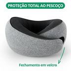 almofada de pescoço para viagem capa removível compacta para mochila