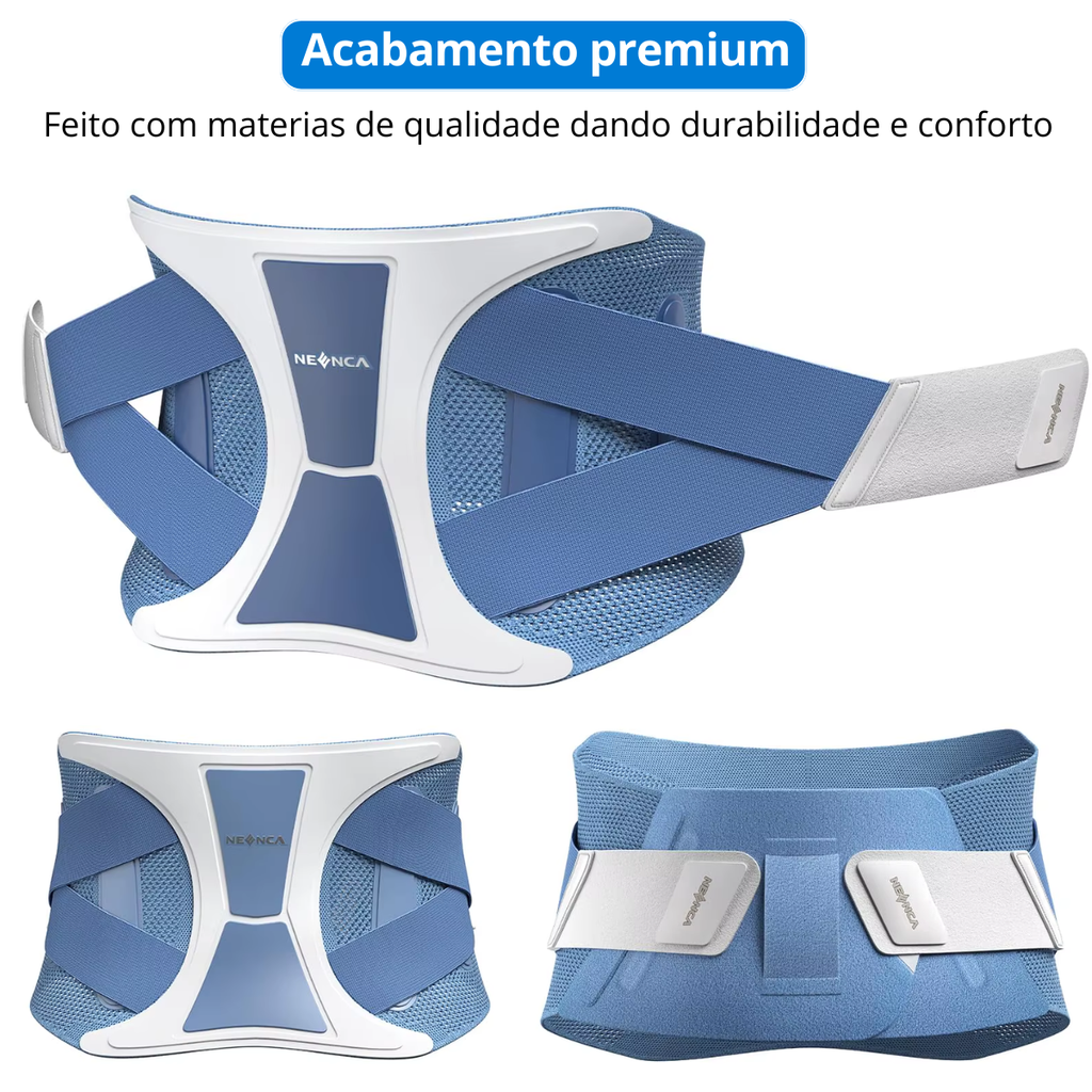 Cinto Lombar Ortopédico LumboTrain Neenca Detalhe 3