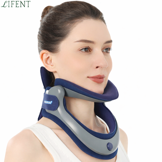 Colar de tração cervical Ajustável - Alivio da dor e melhora da Postura Detalhe 1