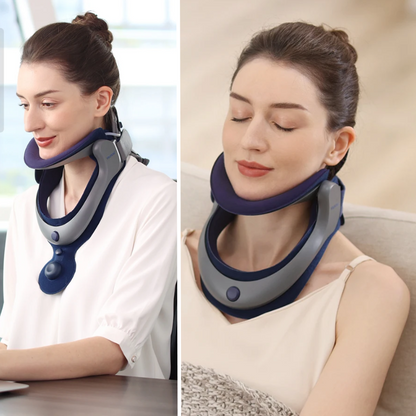 Colar de tração cervical Ajustável - Alivio da dor e melhora da Postura Detalhe 4