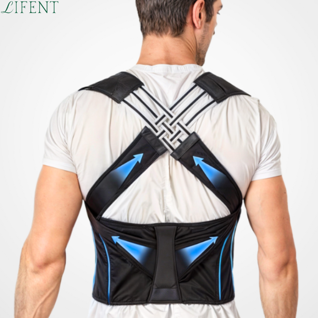Colete Corretor Postural protetor Lombar Detalhe 1