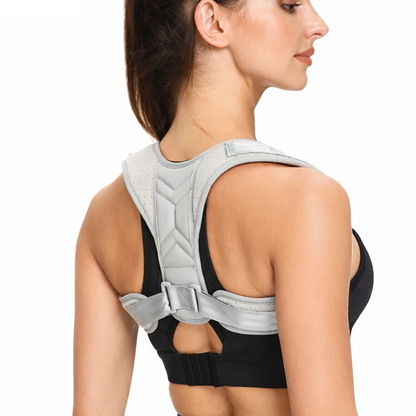 Corretor Postural Ajustável Unissex com Suporte de Costas Imagem 1 Liga Sport