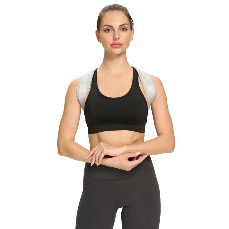 Corretor Postural Ajustável Unissex com Suporte de Costas Imagem 2 Liga Sport