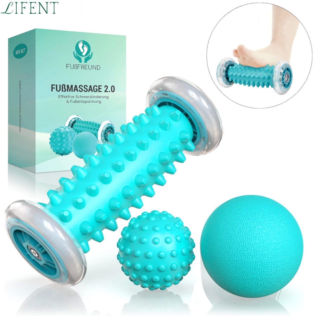 Fascitex - Kit Massagem para os Pés - Fascite e Dores Detalhe 1