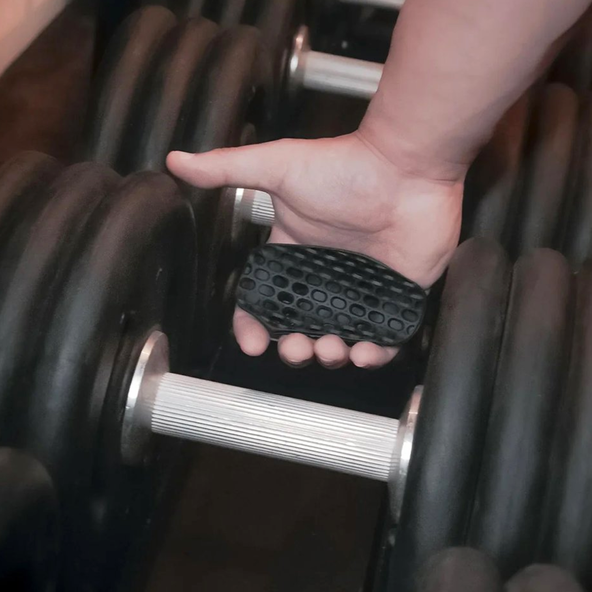 Grip Anti-calo em Silicone para Academia – Proteção Total nas Mãos Detalhe 3