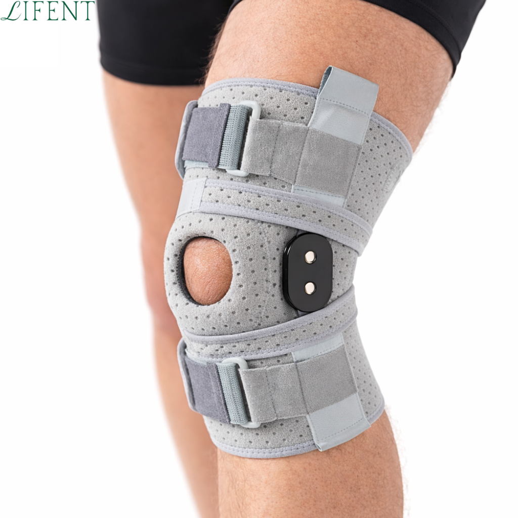 Joelheira com Proteção Dupla de Ligamentos Detalhe 1