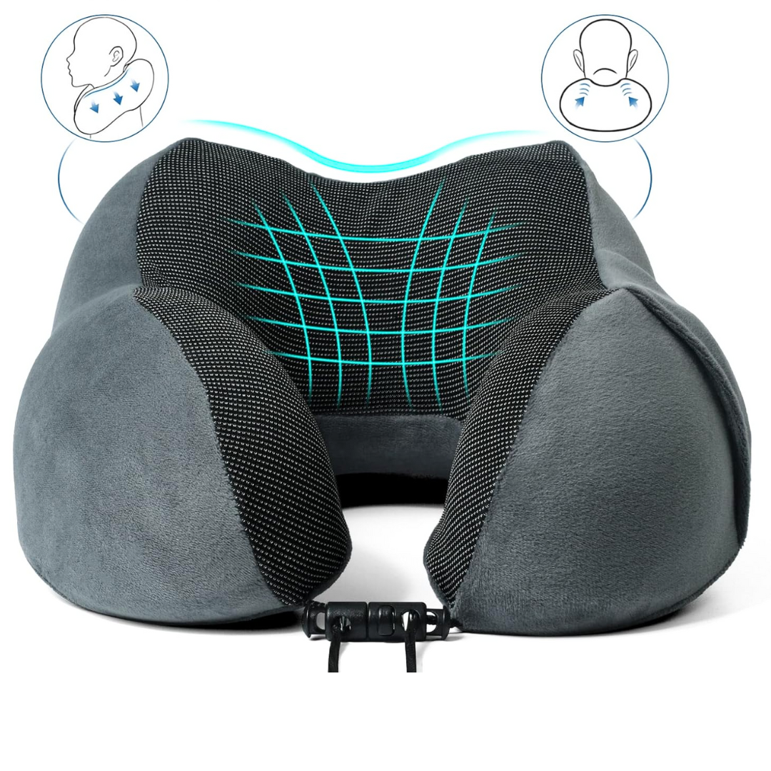Kit Viagem - Almofada de pescoço + Máscara de Dormir Detalhe 2