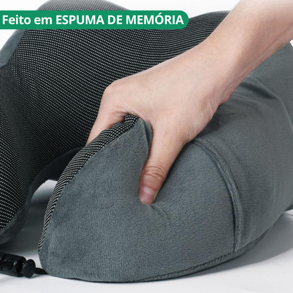 Kit Viagem - Almofada de pescoço + Máscara de Dormir Detalhe 4