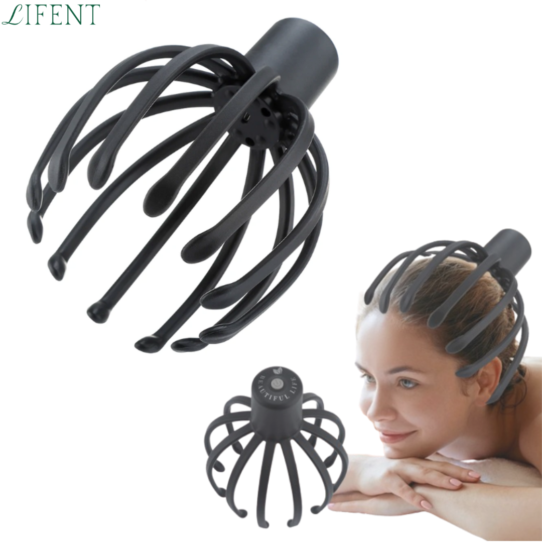 LifeOctopus - Massageador Inteligente de Couro cabeludo Detalhe 1
