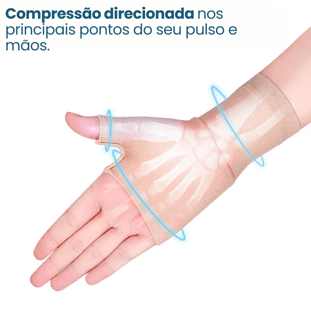 Luva de Compressão contra Artrite e Dores Detalhe 4