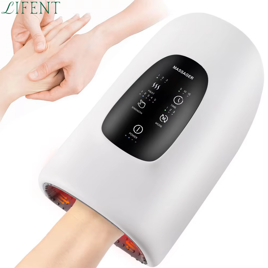 Massageador de Mãos para Dores e Artrite com Aquecimento Detalhe 1