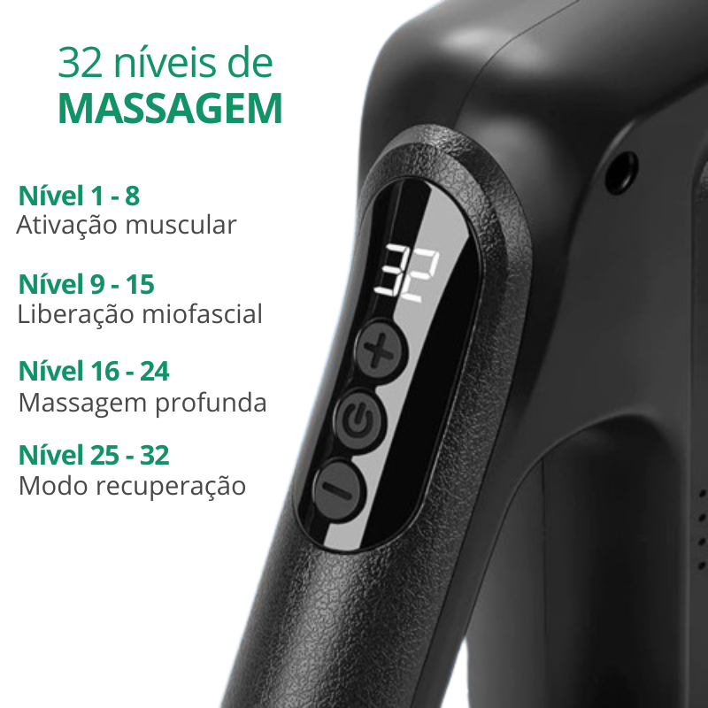 Massageador de Recuperação Muscular com 32 níveis Detalhe 2