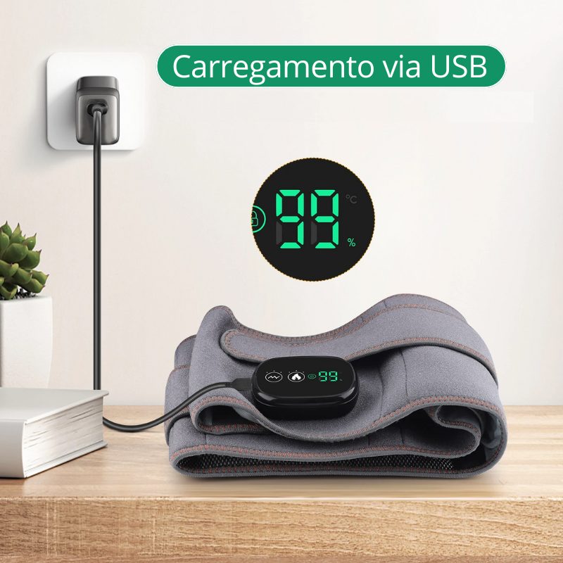 Massageador e Aquecedor Lombar 2 em 1 Detalhe 3
