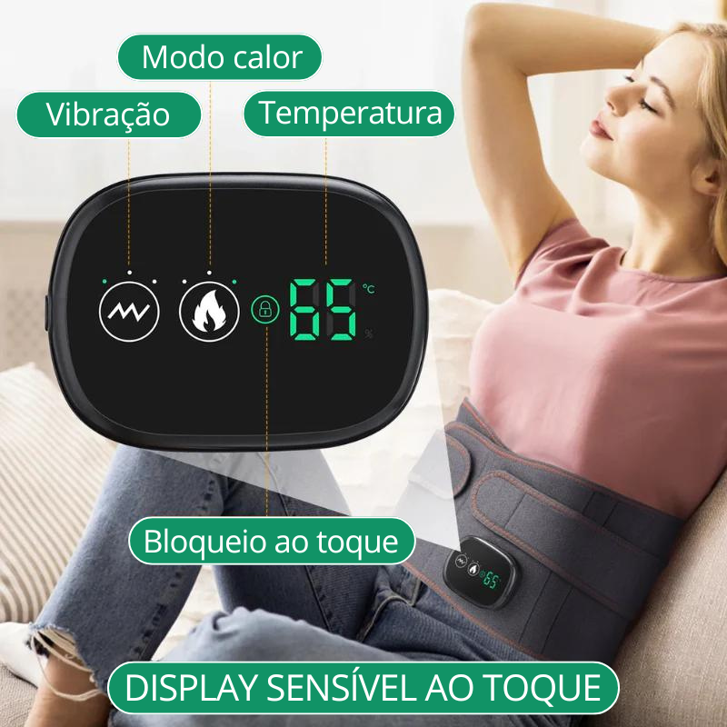 Massageador e Aquecedor Lombar 2 em 1 Detalhe 4
