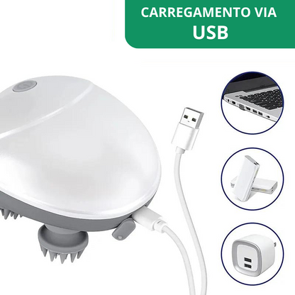 Massageador e Estimulador de Couro Cabeludo Detalhe 3