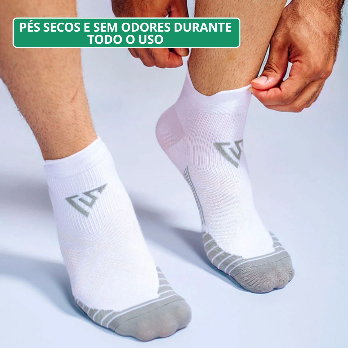 Meia Esporte Performance Pro Lifent – Kit com 4 Pares Detalhe 2