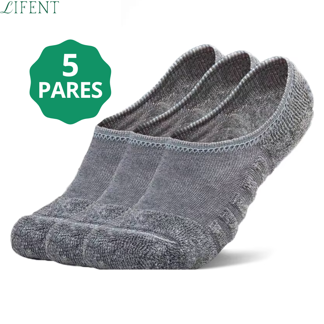 Meia Invisível Anti Odor Lifent – Kit com 5 Pares Detalhe 1