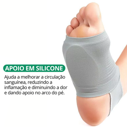 Meia Silicon para Fascite Plantar - (Dois pares) Detalhe 3