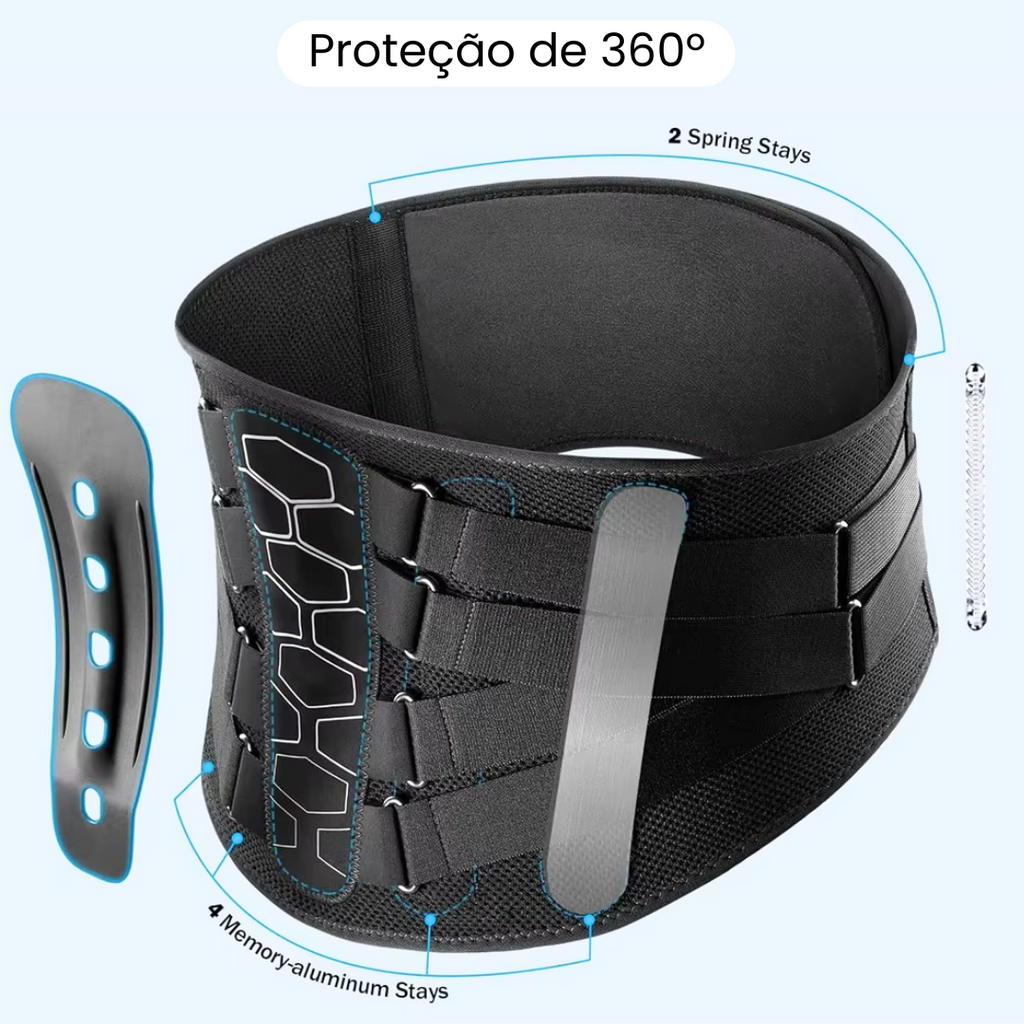 Ortho- Cinto Lombar com apoio Interno Detalhe 5