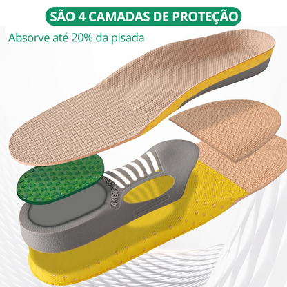 Palmilha Ortopédica 4D para Fascite Plantar Detalhe 2