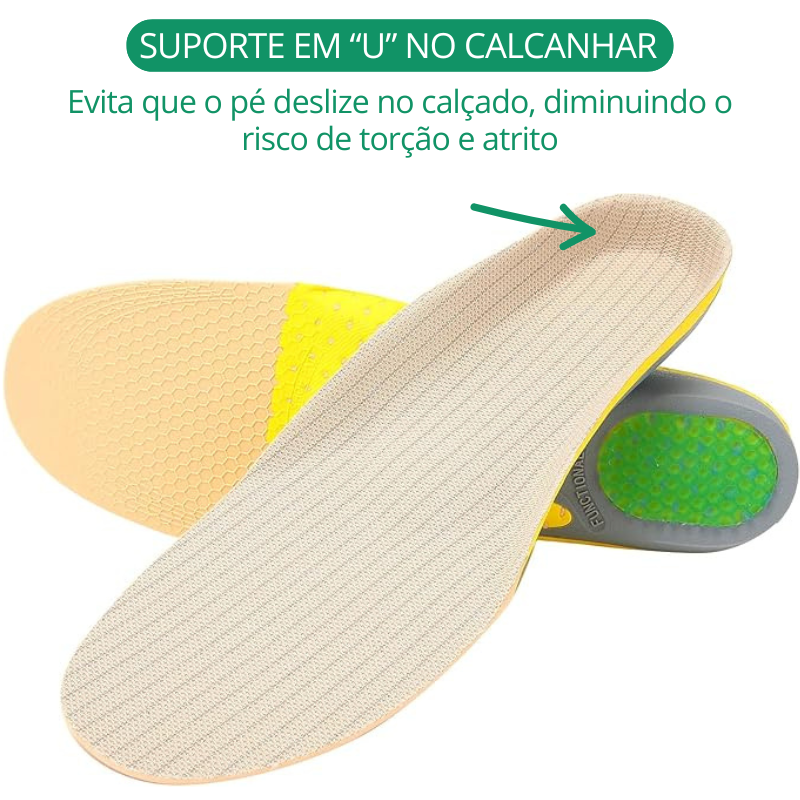Palmilha Ortopédica 4D para Fascite Plantar Detalhe 3