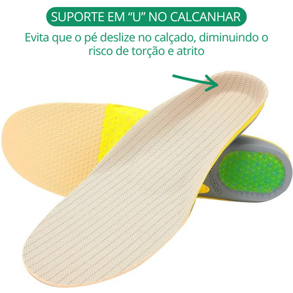 Palmilha Ortopédica 4D para Fascite Plantar Detalhe 3