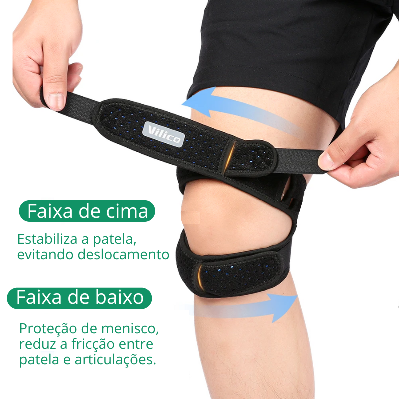 Proteção Patelar Joelho Ajustável Detalhe 3