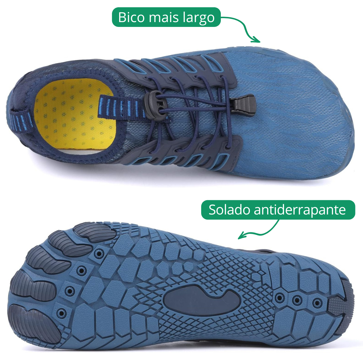 Sapatilha Slip-on Adventure – Ultra Leve e Flexível Detalhe 2