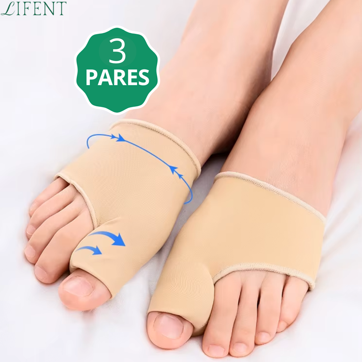 Separador de Joanete em Gel – Kit com 3 Pares – Alívio Imediato Detalhe 1