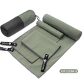 Toalha de Secagem Rápida para Viagem - Kit com 3 Unidades Compactas e Eficientes Detalhe 1