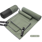 Toalha de Secagem Rápida para Viagem - Kit com 3 Unidades Compactas e Eficientes Detalhe 1