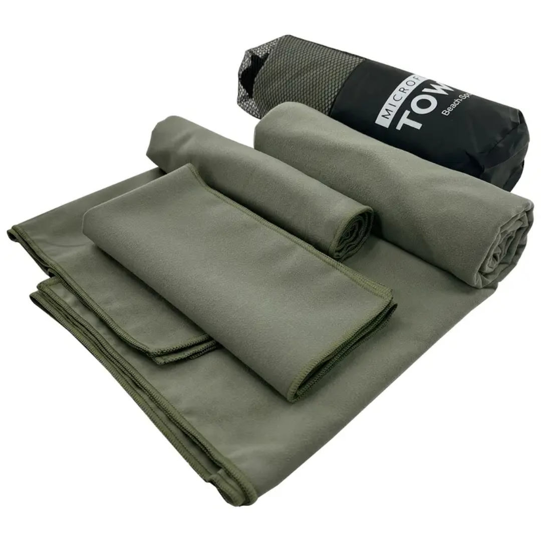 Toalha de Secagem Rápida para Viagem - Kit com 3 Unidades Compactas e Eficientes Detalhe 4