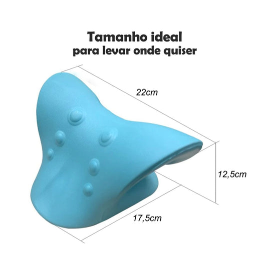 Travesseiro de tração cervical ortopédica