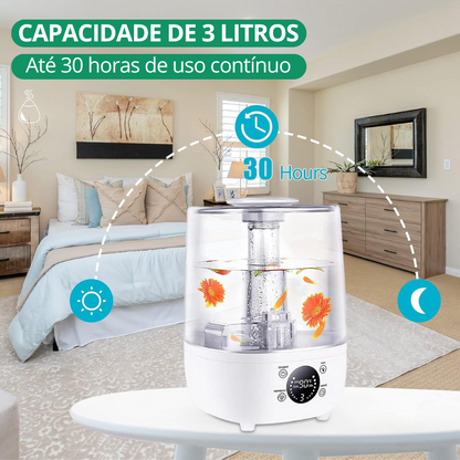 Umidificador de Ar Profissional com 3 Litros Detalhe 2